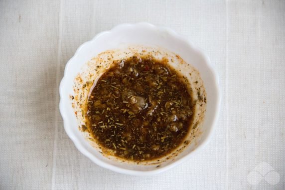 Homemade baked pork in the oven with herbs: photo of recipe preparation, step 1