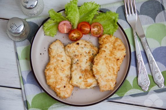 Juicy turkey chops: photo of recipe preparation, step 7