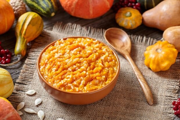 Pumpkin porridge with rice – a simple and delicious recipe, how to cook step by step