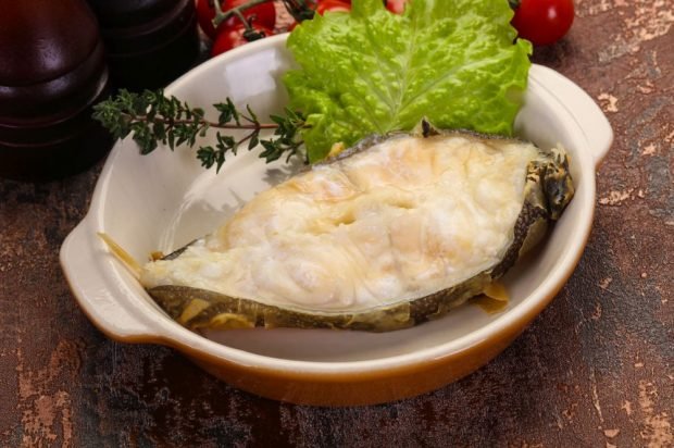 Catfish steak in the oven 