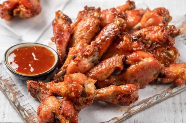 Asian chicken wings in the oven