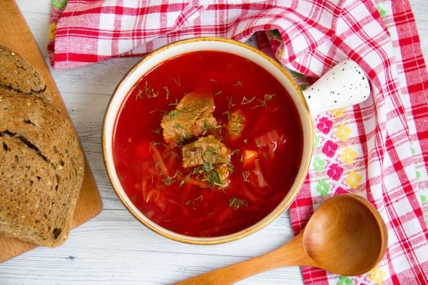 Red borscht – a simple and delicious recipe with photos (step by step)