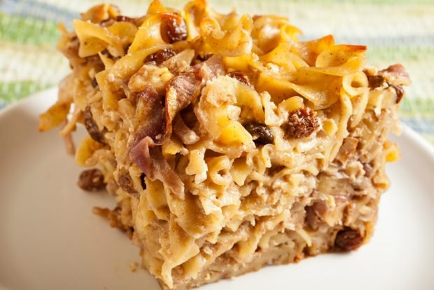 Kugel with pasta