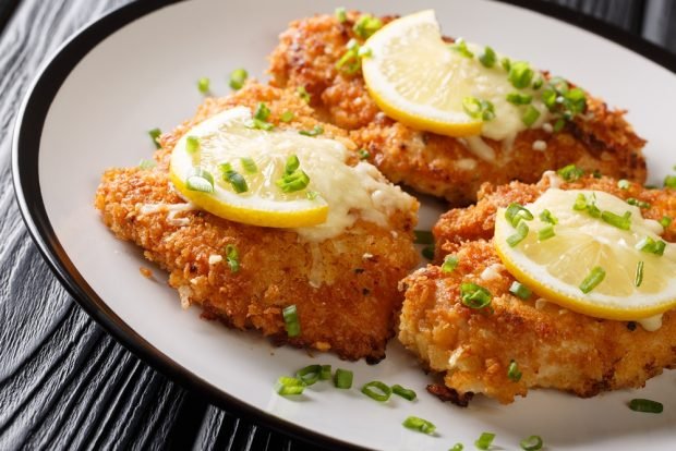 Chicken cutlets with corn flour