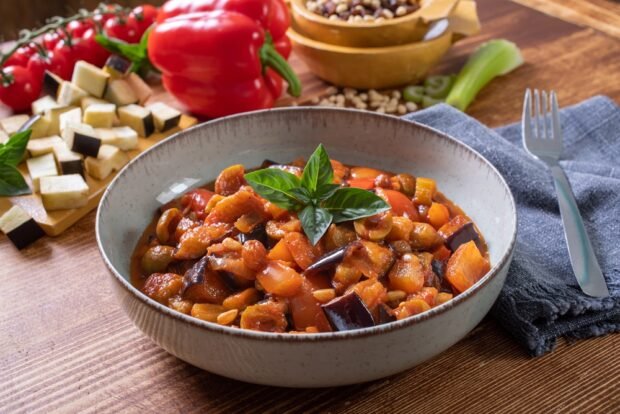 Pumpkin caponata with eggplant