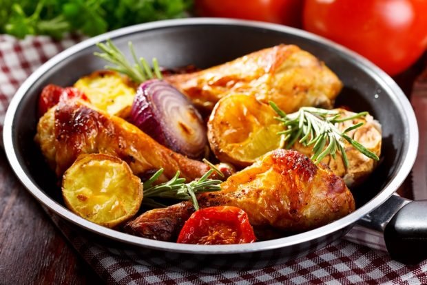 Chicken legs with lemon and rosemary – a simple and delicious recipe, how to cook step by step