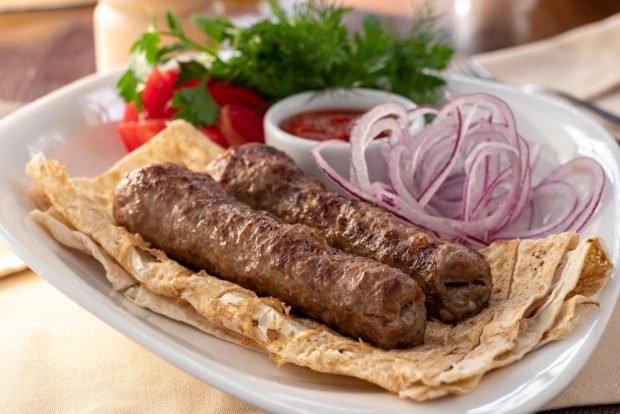 Lula-pork and beef kebab – a simple and delicious recipe, how to cook step by step