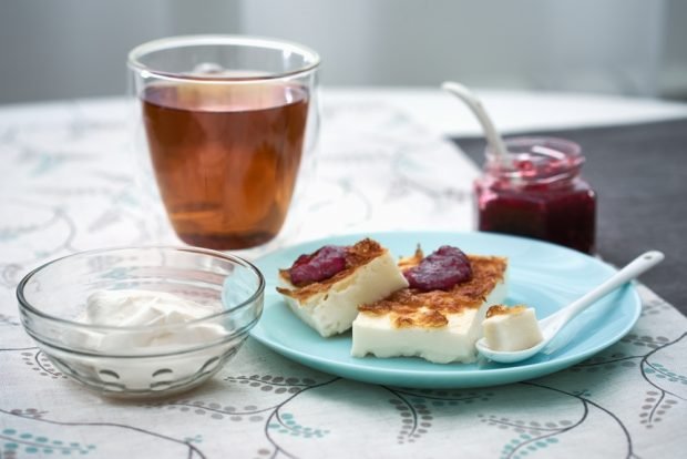 Cottage cheese casserole for breakfast