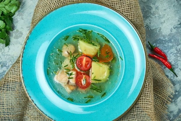 Red fish broth with vegetables is a simple and delicious recipe, how to cook step by step