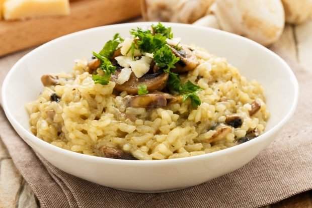 Risotto with champignons 