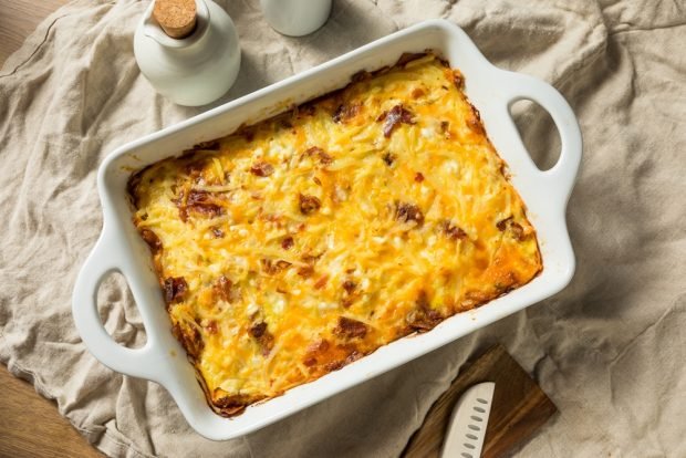 Potato casserole in American style