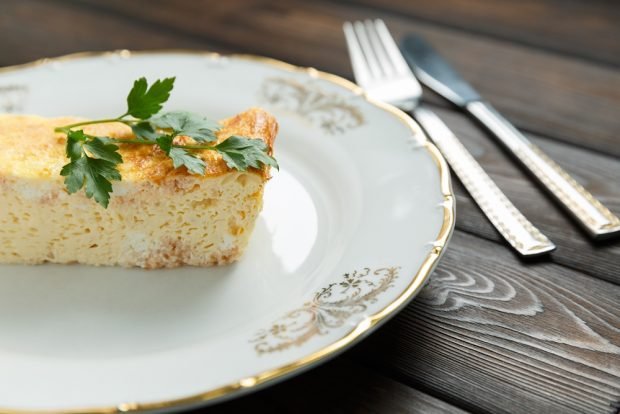 Dietary cottage cheese casserole