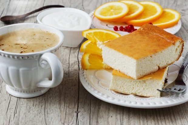 Cottage cheese casserole with orange peel is a simple and delicious recipe, how to cook step by step