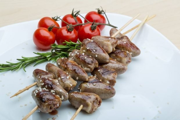 Duck hearts on the grill – a simple and delicious recipe, how to cook step by step