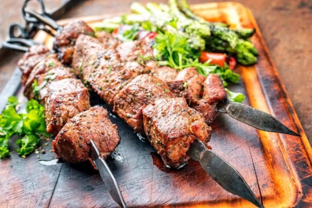 Pork souvid shish kebab – a simple and delicious recipe, how to cook step by step