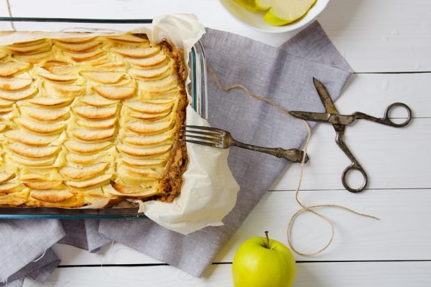 PP cottage cheese casserole with apples