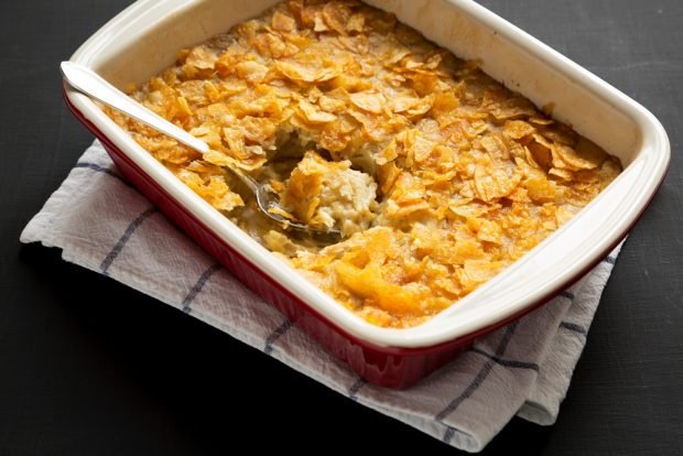 Potato casserole with chips