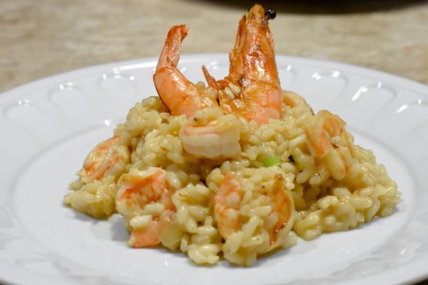 Shrimp risotto 