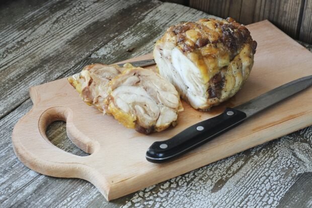 Baked chicken roll is a simple and delicious recipe, how to cook step by step