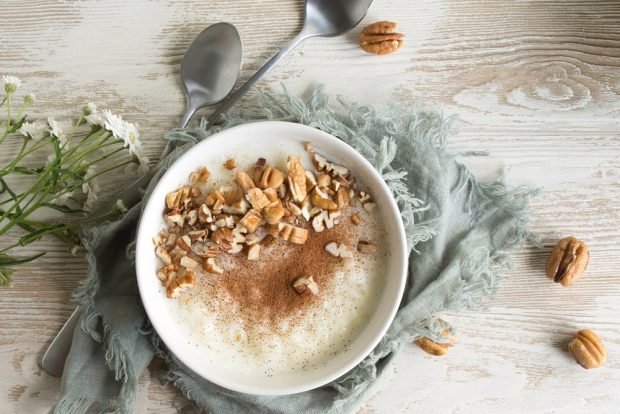 Rice porridge in the microwave 