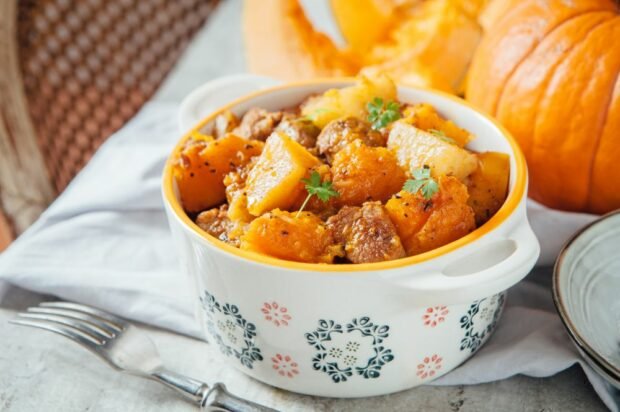 Turkey with pumpkin and potatoes in the oven – a simple and delicious recipe, how to cook step by step