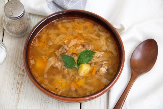 Cabbage soup is a simple and delicious recipe with photos (step by step)