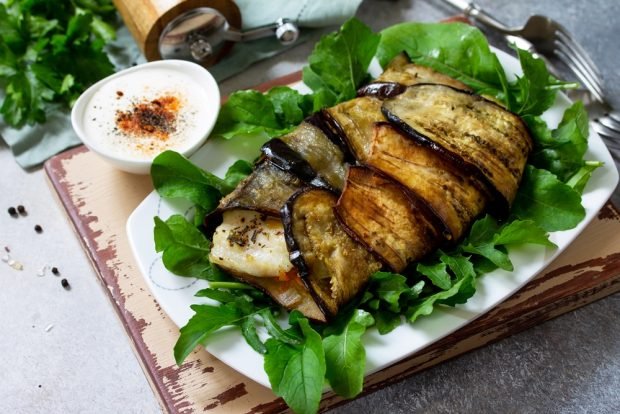 Tilapia with eggplant in the oven 