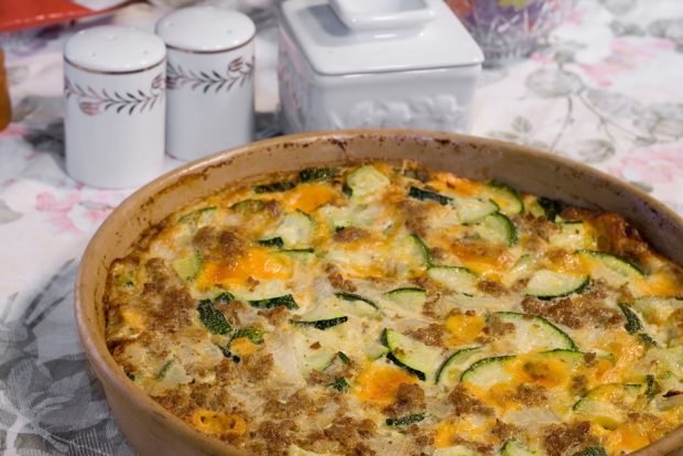 Zucchini casserole with minced meat – a simple and delicious recipe, how to cook step by step