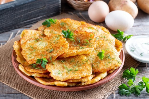 Mashed potato pancakes – a simple and delicious recipe, how to cook step by step