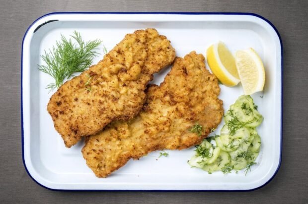 Beef chops in savory batter