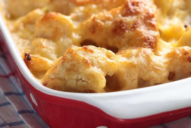 Cauliflower casserole with cheese is a simple and delicious recipe, how to cook step by step