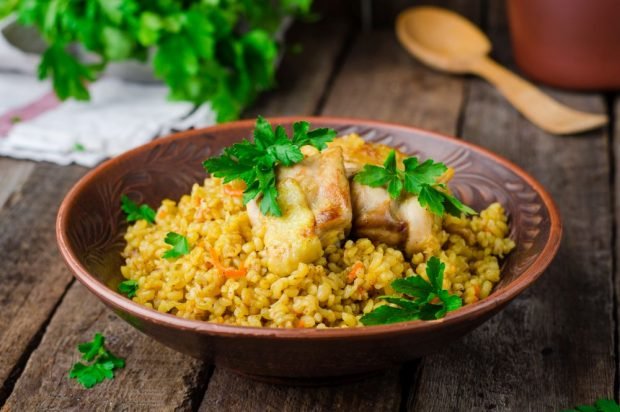 Chicken and bulgur pilaf – a simple and delicious recipe, how to cook step by step