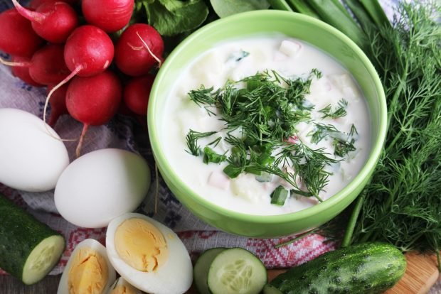 Russian okroshka is a simple and delicious recipe, how to cook step by step