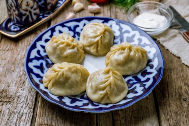 Lamb manti in Uzbek