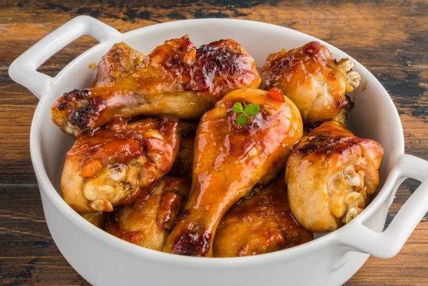 Chicken legs in teriyaki and jam – a simple and delicious recipe, how to cook step by step