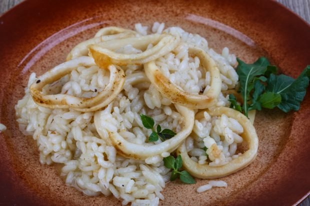 Squid risotto 