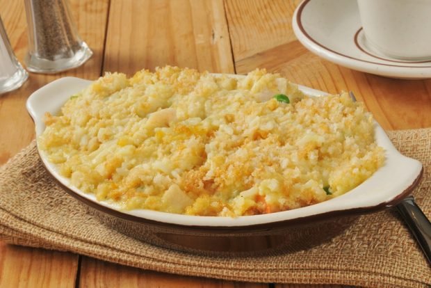 Rice casserole with chicken 