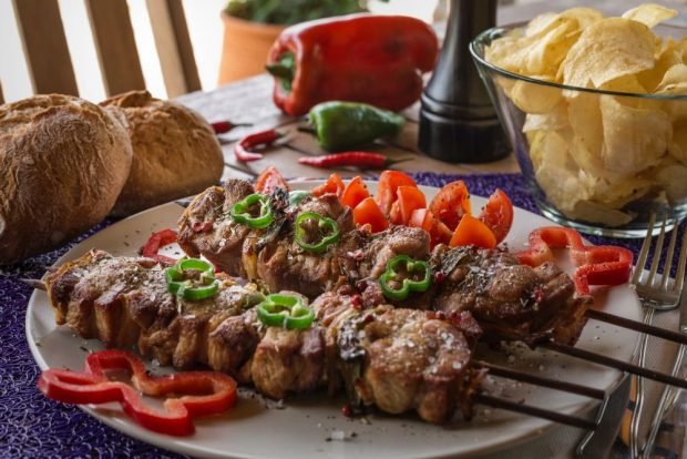 Napoleon pork kebab is a simple and delicious recipe, how to cook step by step