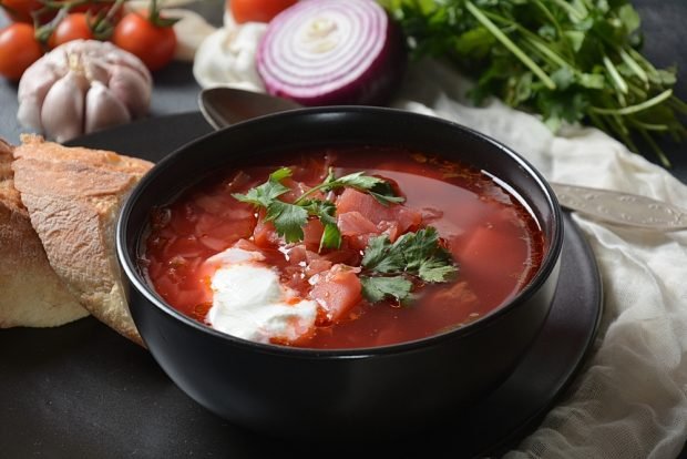 Borscht with beans