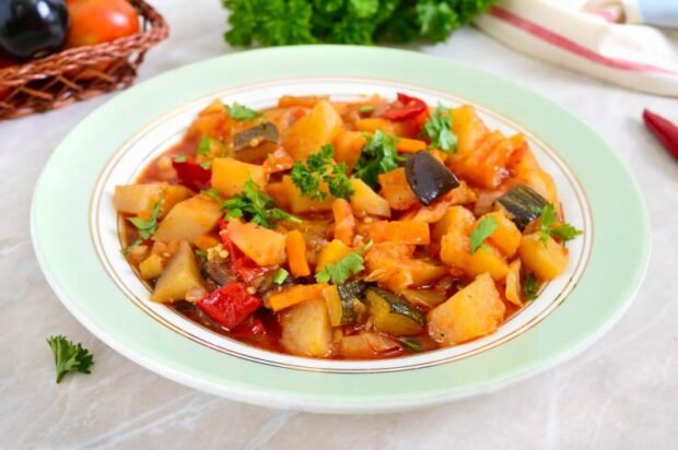 Vegetarian vegetable stew 