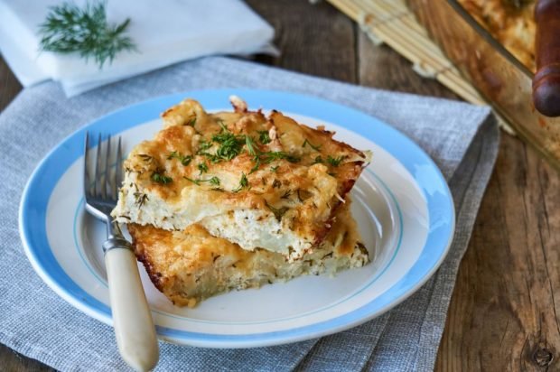 Cauliflower and cheese casserole 