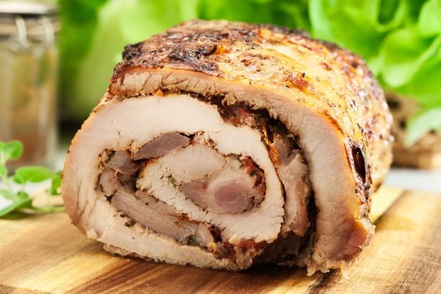 Pork and beef roll is a simple and delicious recipe for how to cook step by step