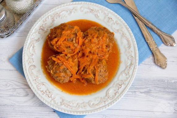 Pork Meatballs with buckwheat: photo of recipe preparation, step 5