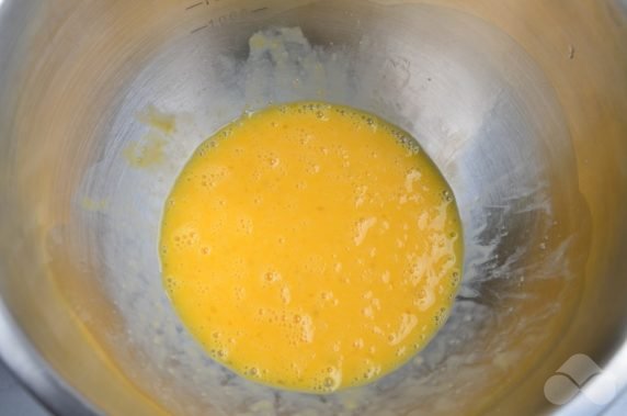 Sweet pancakes with lemon zest: photo of recipe preparation, step 1