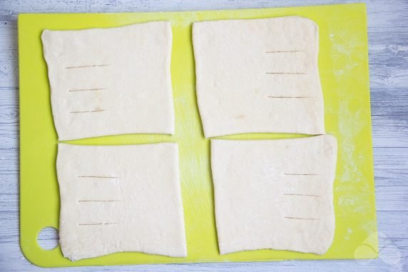 Jam puffs: photo of recipe preparation, step 2