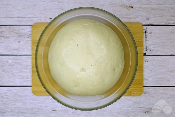 Pizza dough at home: photo of recipe preparation, step 5