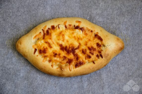 Adjarian khachapuri without yeast: photo of recipe preparation, step 5