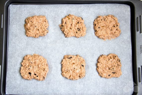 Chocolate oatmeal cookies: photo of recipe preparation, step 4