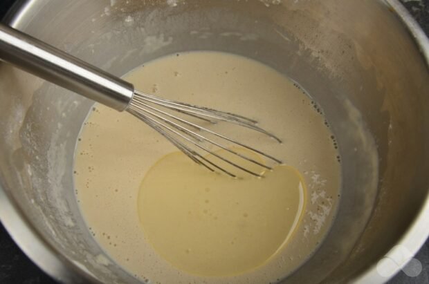 Cottage cheese pancakes with Dill: photo of recipe preparation, step 3