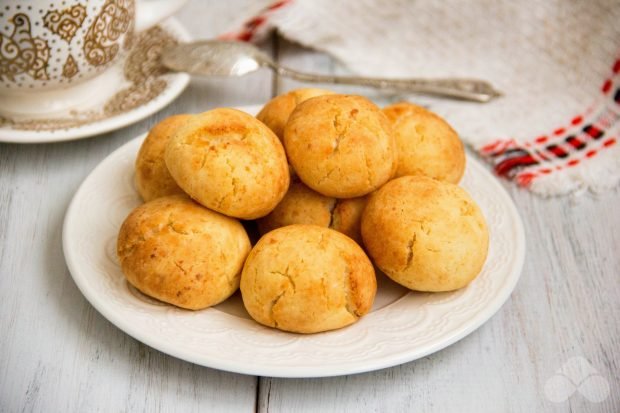 Cottage cheese cookies on rice flour